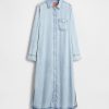 Abito chemisier in denim drappeggiato GapStudio