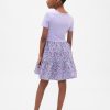 Abito con balze in tecnica mista per bambini Abito con balze in tecnica mista per bambini
