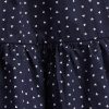 Abito con balze in tecnica mista per bambini Abito con balze in tecnica mista per bambini