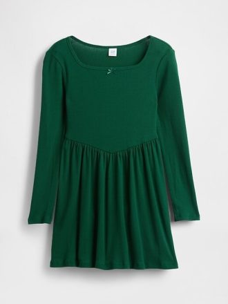Abito con scollo quadrato per bambini