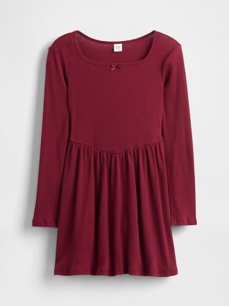 Abito con scollo quadrato per bambini