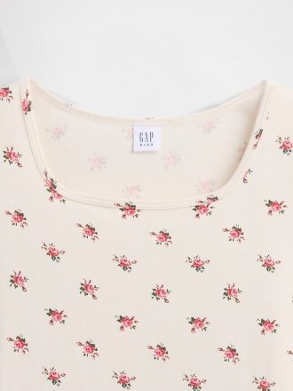 Abito con scollo quadrato per bambini