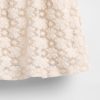 Abito felpato oversize in misto materiale per bambini