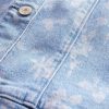 Abito floreale in denim per bambini