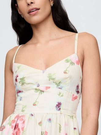 Abito lungo con corsetto
