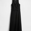 Abito lungo con gilet in misto lino Abito lungo con gilet in misto lino