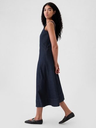 Abito lungo in denim