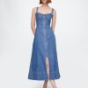 Abito lungo in denim ultra morbido Abito lungo in denim ultra morbido