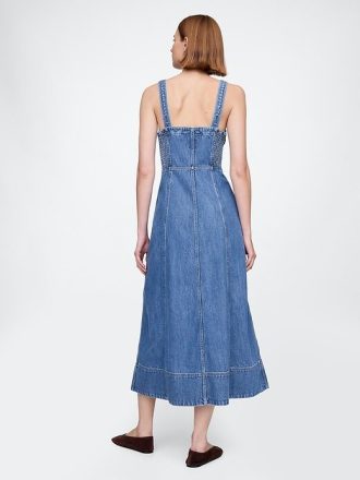 Abito lungo in denim ultra morbido