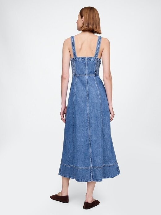 Abito lungo in denim ultra morbido Abito lungo in denim ultra morbido