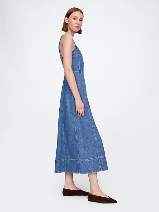 Abito lungo in denim ultra morbido Abito lungo in denim ultra morbido