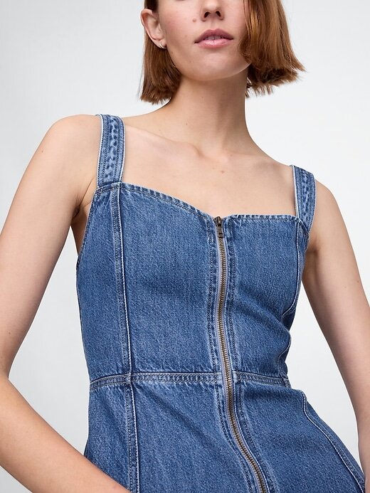 Abito lungo in denim ultra morbido Abito lungo in denim ultra morbido
