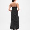 Abito lungo sottoveste con pizzo