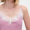 Abito lungo sottoveste con pizzo