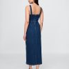Abito midi aderente in denim Abito midi aderente in denim