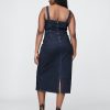 Abito midi aderente in denim Abito midi aderente in denim