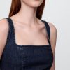 Abito midi aderente in denim Abito midi aderente in denim