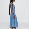 Abito midi asimmetrico in denim Abito midi asimmetrico in denim