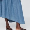 Abito midi asimmetrico in denim Abito midi asimmetrico in denim