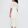 Abito midi con pizzo