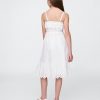 Abito midi con volant e arricciatura per bambini Abito midi con volant e arricciatura per bambini