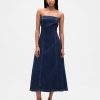 Abito midi in denim Abito midi in denim