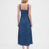 Abito midi in denim Abito midi in denim