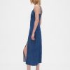 Abito midi in denim Abito midi in denim