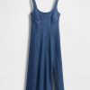 Abito midi in denim Abito midi in denim