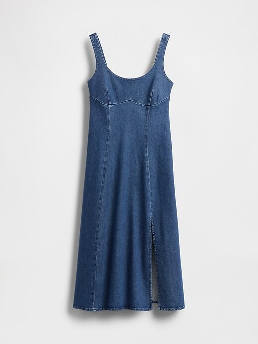 Abito midi in denim Abito midi in denim