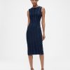 Abito midi in denim con cuciture GapStudio