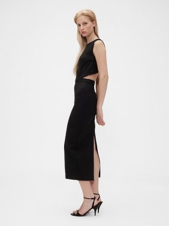Abito midi in jersey con cut-out GapStudio