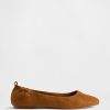 Ballerine in pelle scamosciata vegana
