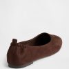 Ballerine in pelle scamosciata vegana