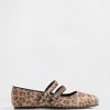 Ballerine leopardate con doppio cinturino