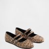 Ballerine leopardate con doppio cinturino
