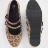 Ballerine leopardate con doppio cinturino