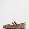 Ballerine leopardate con doppio cinturino