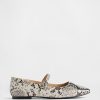 Ballerine Mary Jane con stampa serpente