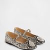 Ballerine Mary Jane con stampa serpente