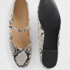 Ballerine Mary Jane con stampa serpente