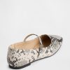 Ballerine Mary Jane con stampa serpente