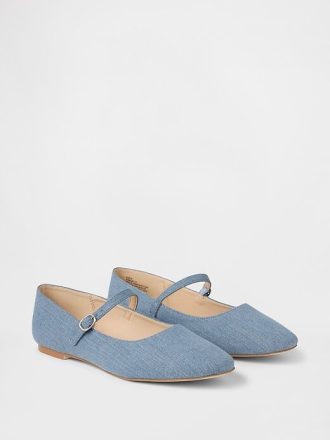 Ballerine Mary Jane in denim