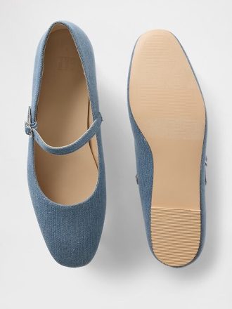 Ballerine Mary Jane in denim