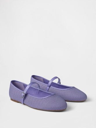 Ballerine Mary Jane in rete per bambini