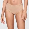 Bikini a vita alta in cotone elasticizzato biologico Bikini a vita alta in cotone elasticizzato biologico