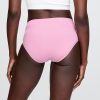 Bikini a vita alta in cotone elasticizzato biologico
