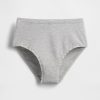 Bikini a vita alta in cotone elasticizzato biologico