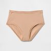 Bikini a vita alta in cotone elasticizzato biologico Bikini a vita alta in cotone elasticizzato biologico