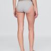 Bikini con logo in cotone elasticizzato biologico